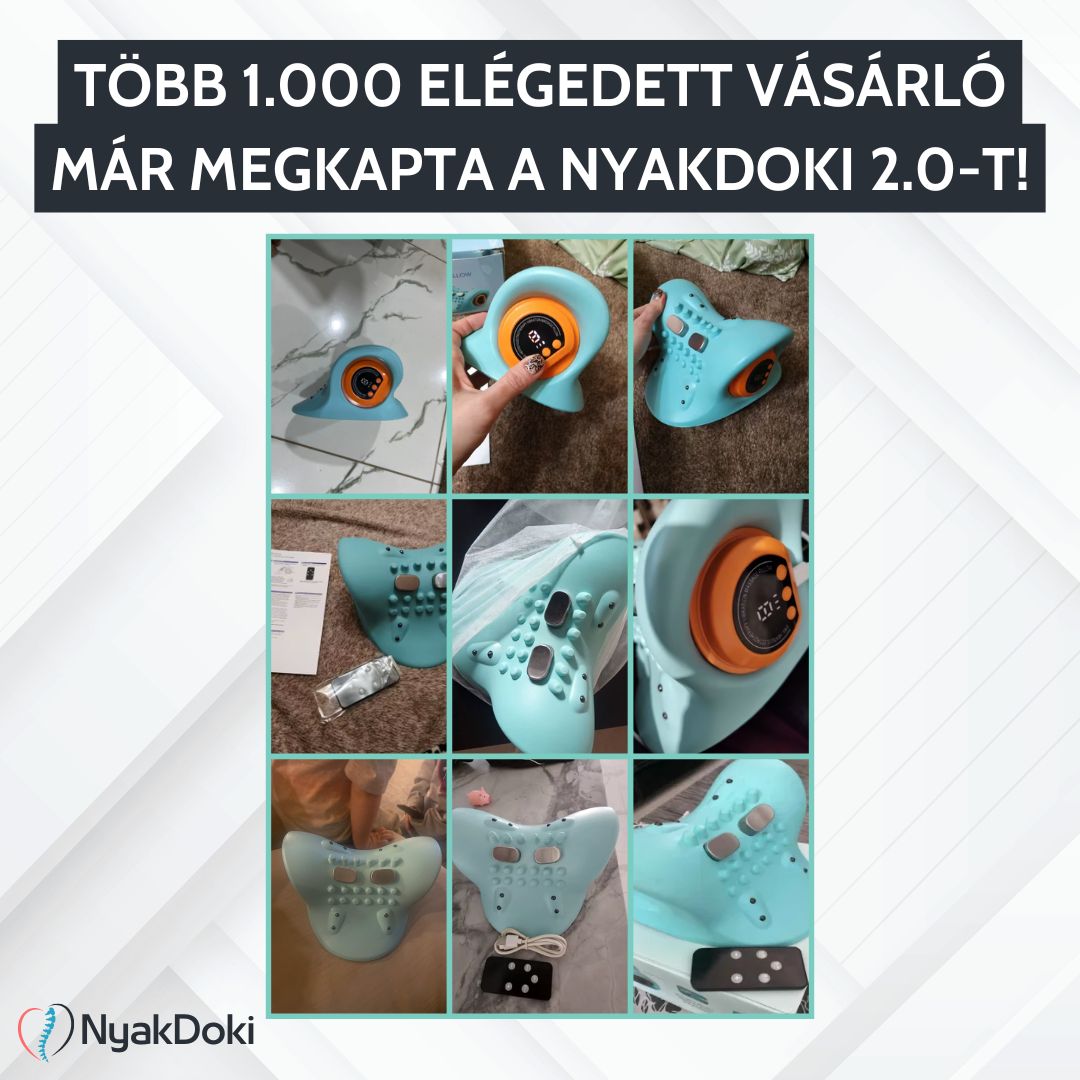 NyakDoki 2.0 - Masszázs, EMS Stimuláció, Akupresszúra, Melegítés, Nyújtás